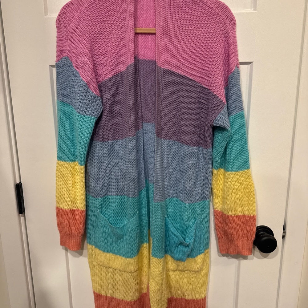 Colorful Striped Women's Sweater
